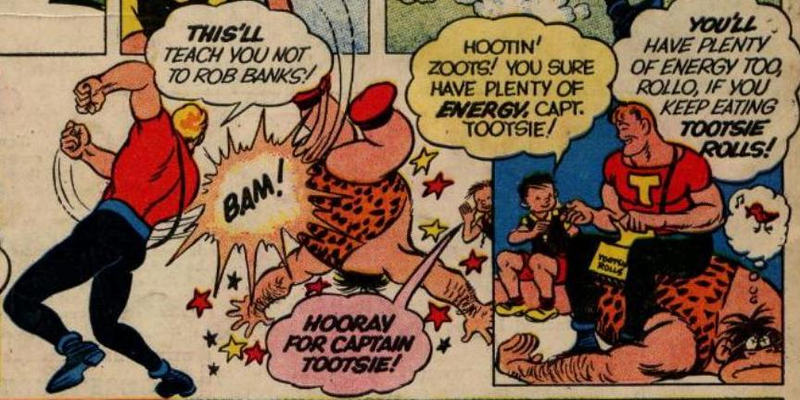Illustration for article titled 10 Strangest Advertising Superheroes of the 1940s